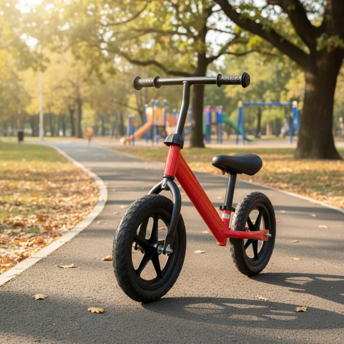 GENERICO - BICICLETA PARA NIÑOS DE EQUILIBRIO SIN PEDAL RIN 12 COLOR ROJO MP