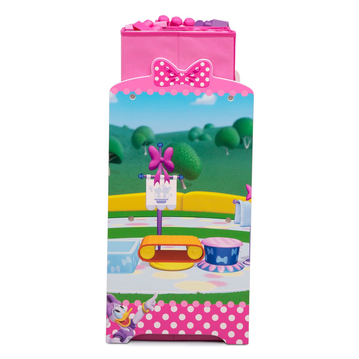 DISNEY - Organizador de juguetes Minnie Mouse Disney - 6 contenedores Delta Children