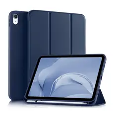 GENERICO - Carcasa Smart Cover Ranura Para iPad A16 11th 2025 Azul