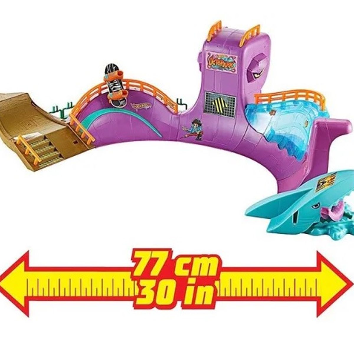 HOT WHEELS - Juguete Pista Hot Wheels skate Octopark Tony Hawk