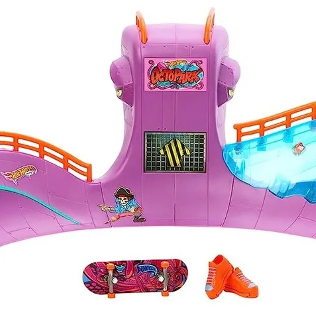 HOT WHEELS - Juguete Pista Hot Wheels skate Octopark Tony Hawk