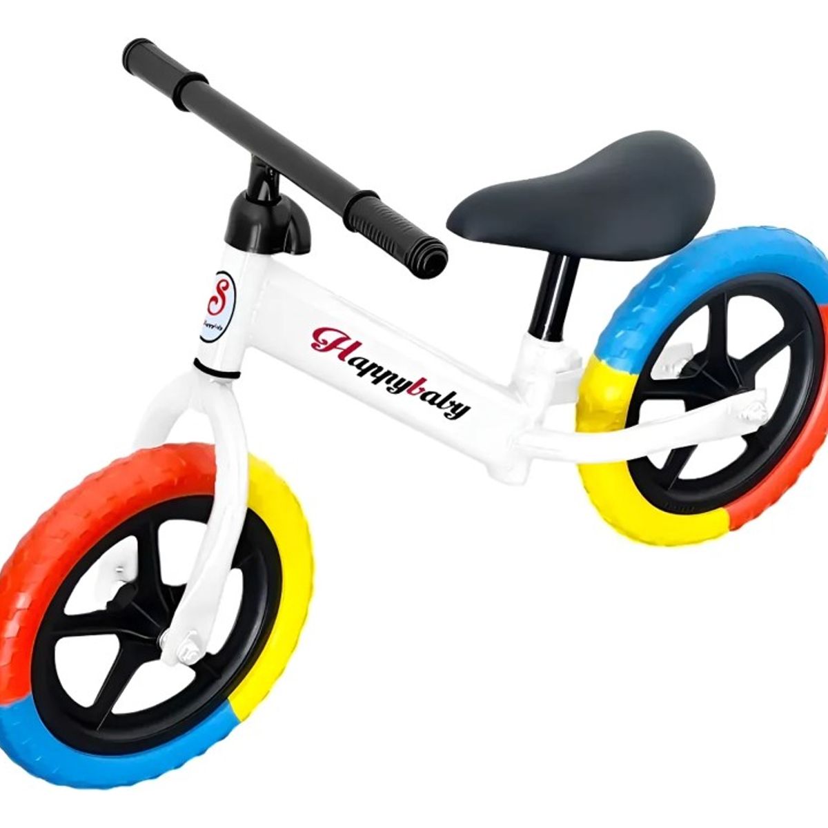 GENERICO - BICICLETAS INFANTIL DE EQUILIBRIO SIN PEDAL RIN 12 ARO 10 COLOR BLANCO MP
