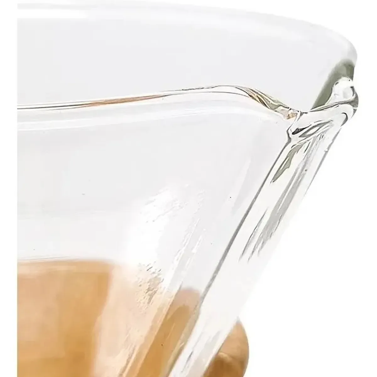 GENERICO - Cafetera Por Goteo 400 Ml Vidrio - Cuero Y Madera