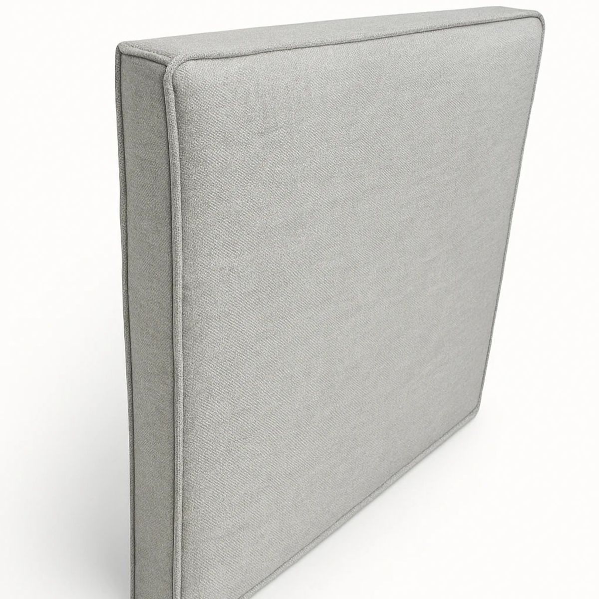 GENERICO - Respaldo Enfundado\Lavable Arrezo Gris Claro– 2 Plazas