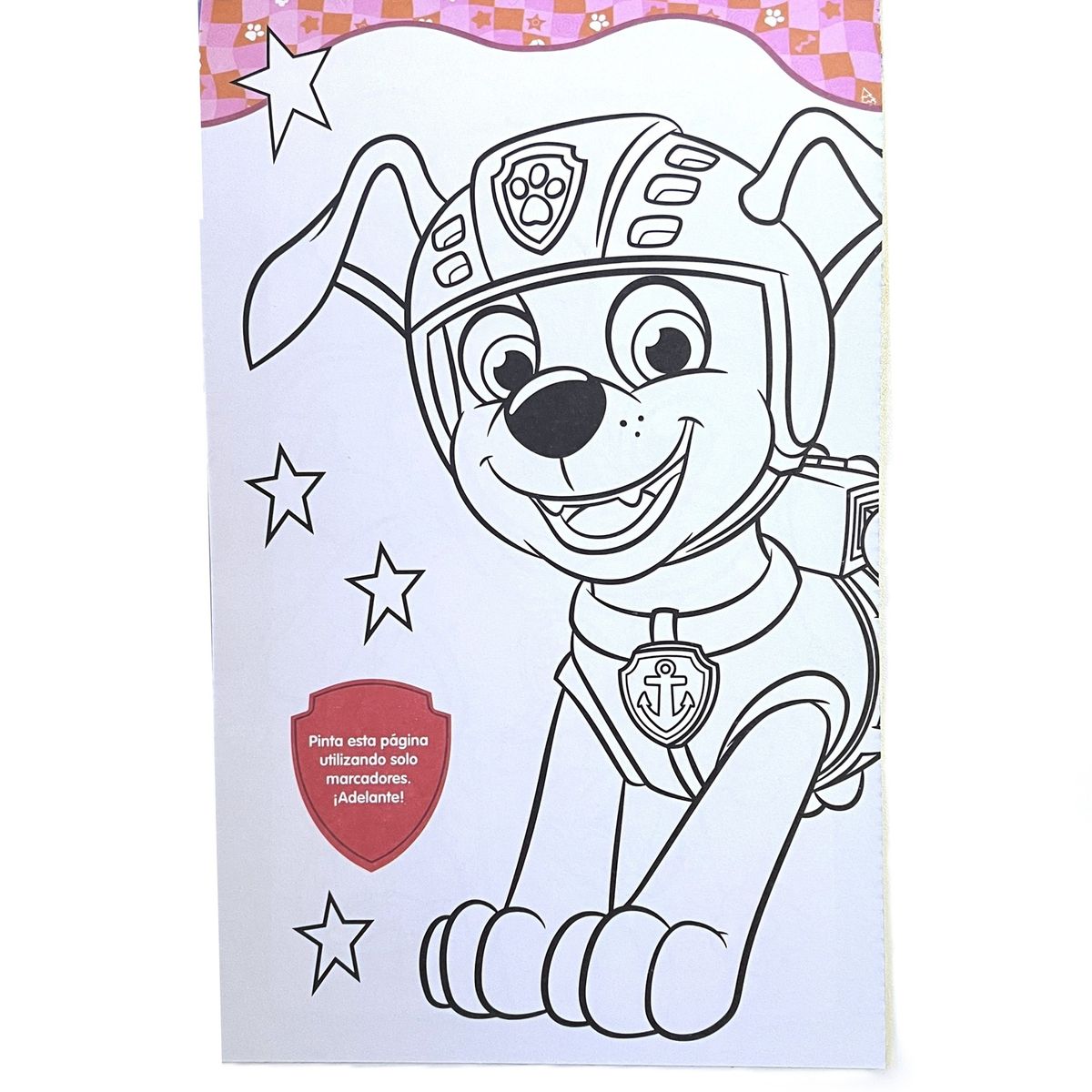 VERTICE - Libro de stickers para colorear Paw Patrol