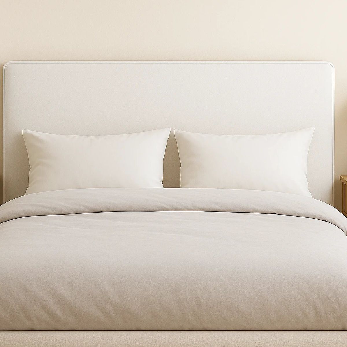 GENERICO - Respaldo Enfundado\Lavable Arrezo Crudo– 2 Plazas