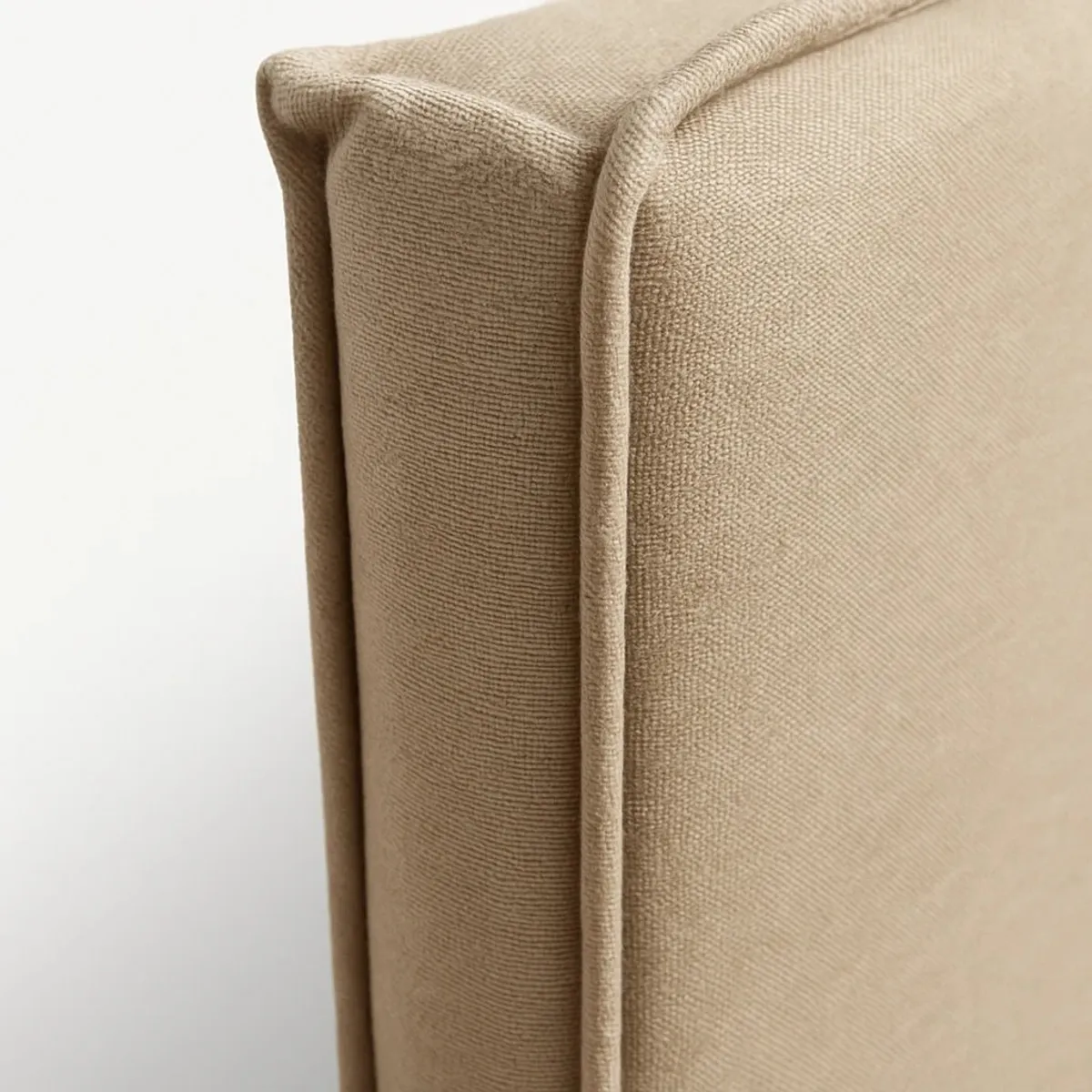 GENERICO - Respaldo Enfundado\Lavable Arrezo Beige– 2 Plazas