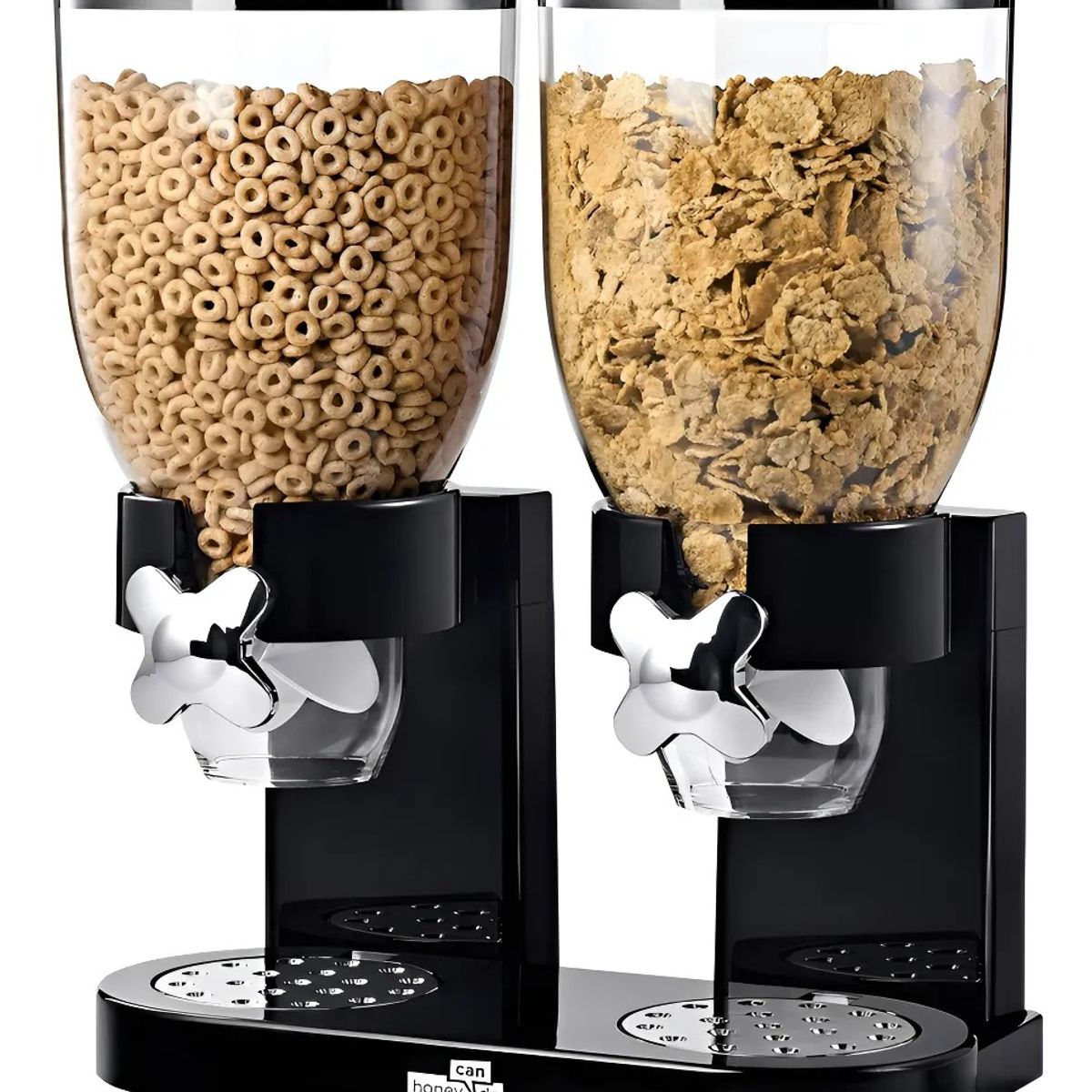 GENERICO - Dispensador Doble Para Cereales Capacidad 2 Litros