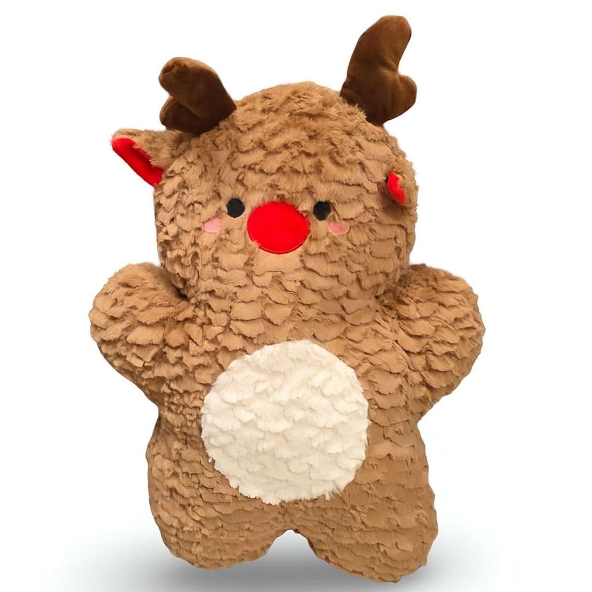 GENERICO - COJÍN DECORATIVO NAVIDEÑO DISEÑO RENO