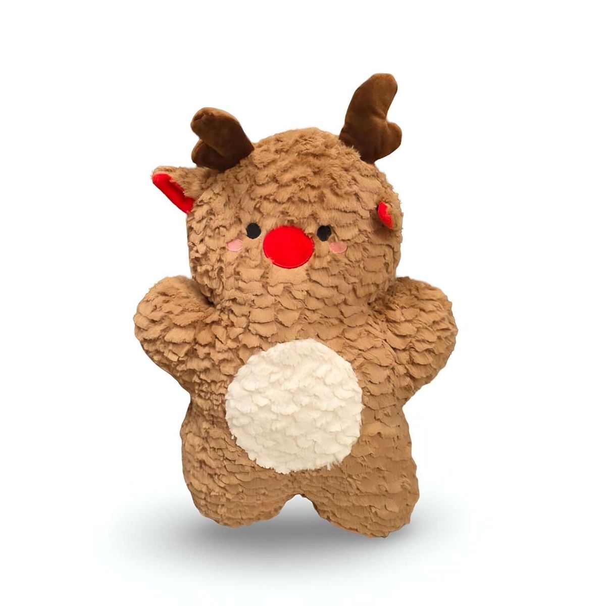 GENERICO - COJÍN DECORATIVO NAVIDEÑO DISEÑO RENO