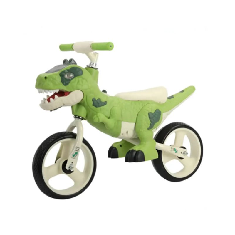 GENERICO - Bicicleta Aprendizaje Niños Triciclo Dinosaurio Verde