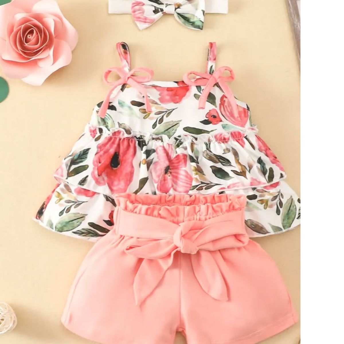 GENERICO - Conjunto lindo 3 piezas para bebe 18 meses a 24 meses