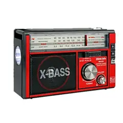 MOVI - Radio portátil AM-FM Multiuso con Linterna Panel Solar pilas y 220V