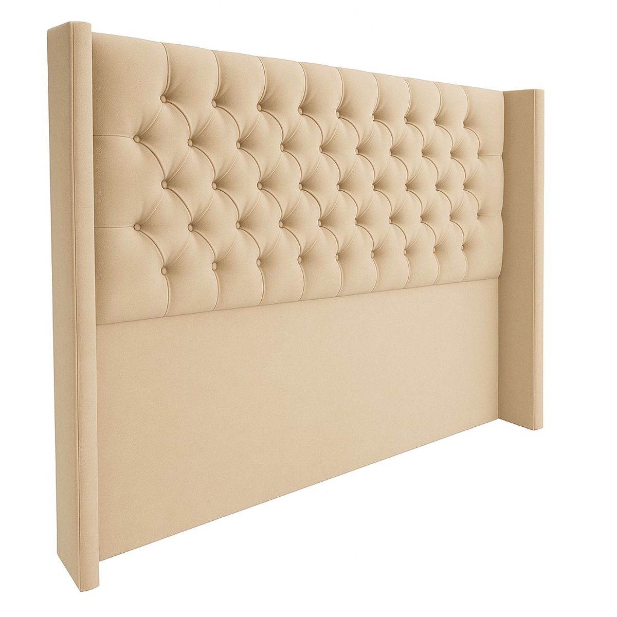 GENERICO - Respaldo Verona Beige En Lino con Brazos Laterales – 2 Plazas