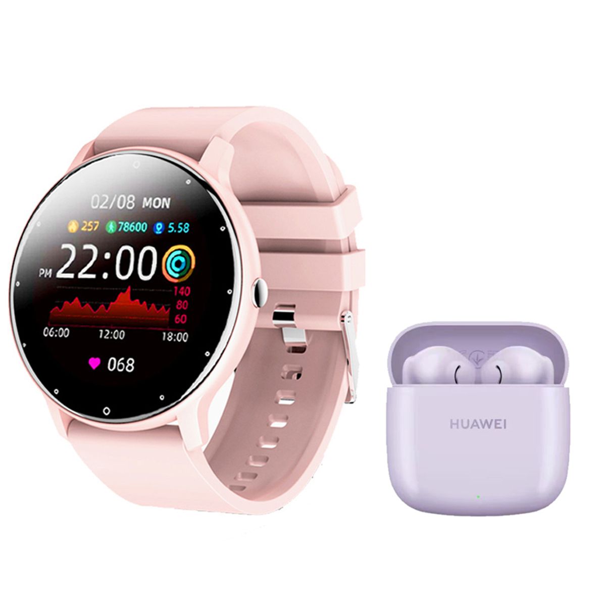 HUAWEI - HUAWEI Freebuds se 2 Audífonos y Toumi Fit 2-P Reloj inteligente