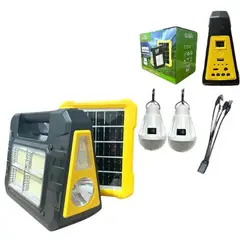 GENERICO - Kit Solar de Emergencia con USB + 2 Ampolletas