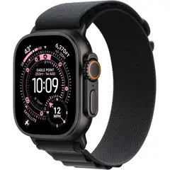 APPLE - Reloj Ultra 3 49 mm MF0V4 Con Caja De Titanio Negro y Correa Alpine Loop Negra (M)