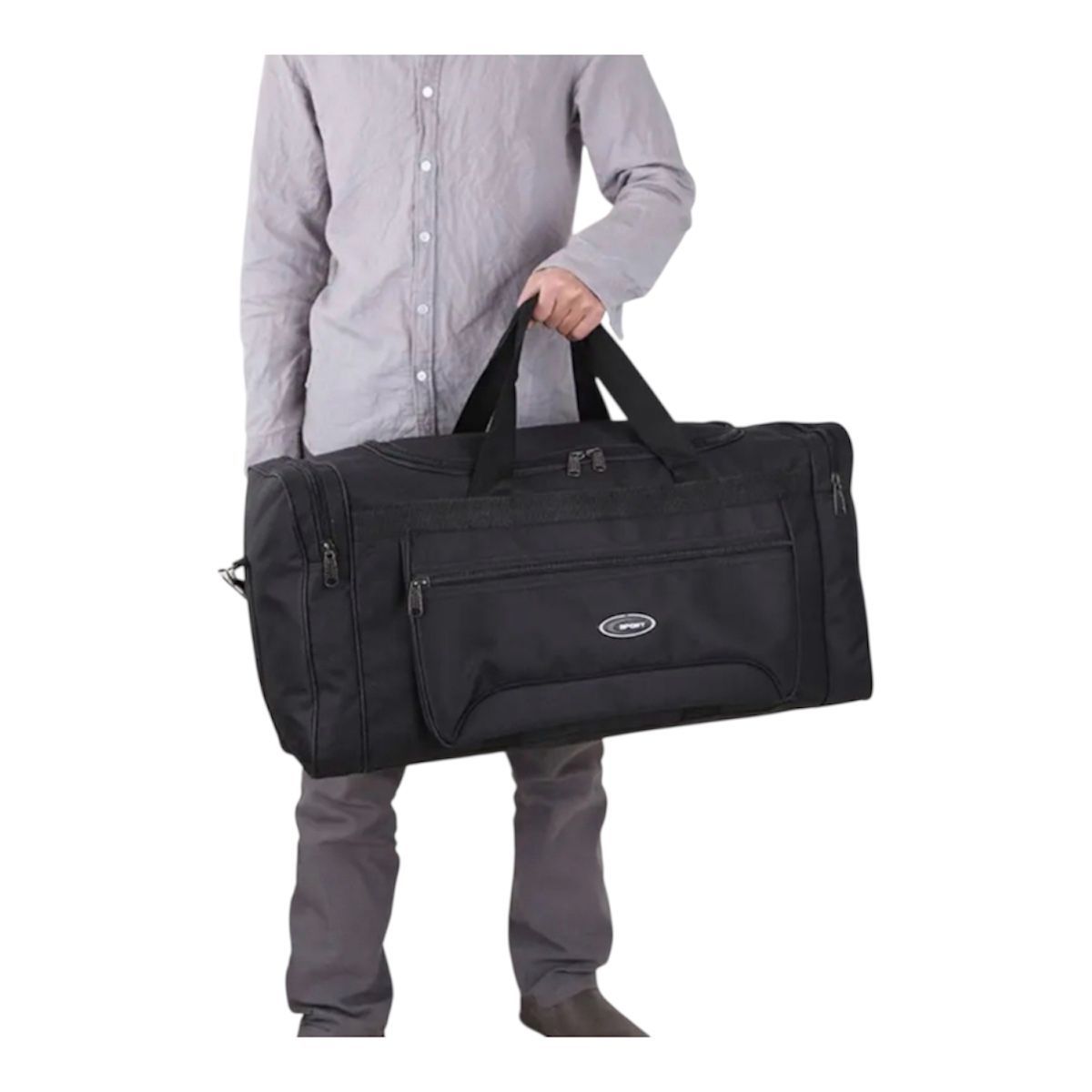 GENERICO - Bolso De Gran Capacidad Bolso de Viaje Negro