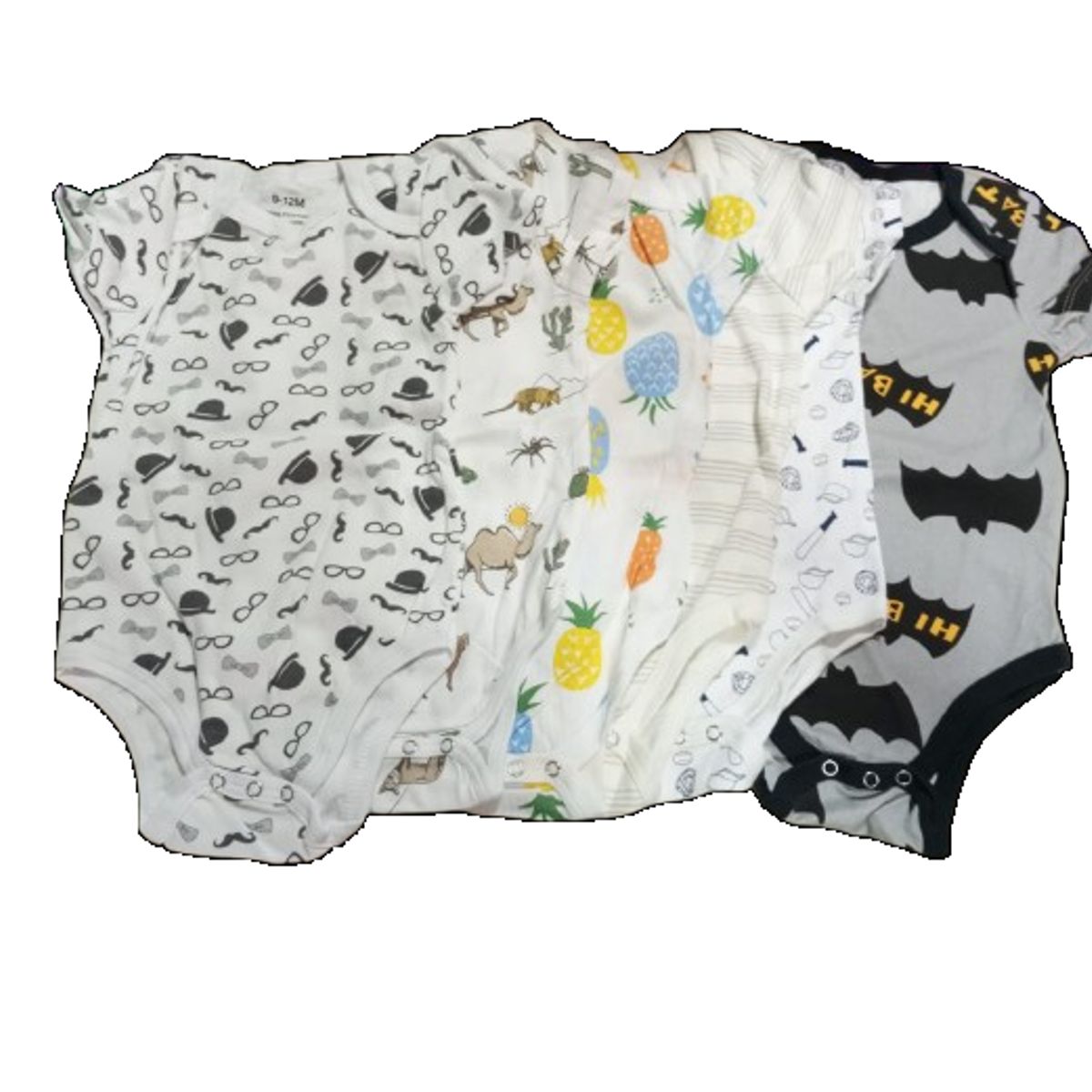 GENERICO - Pack 6 bodys bebé 12 meses