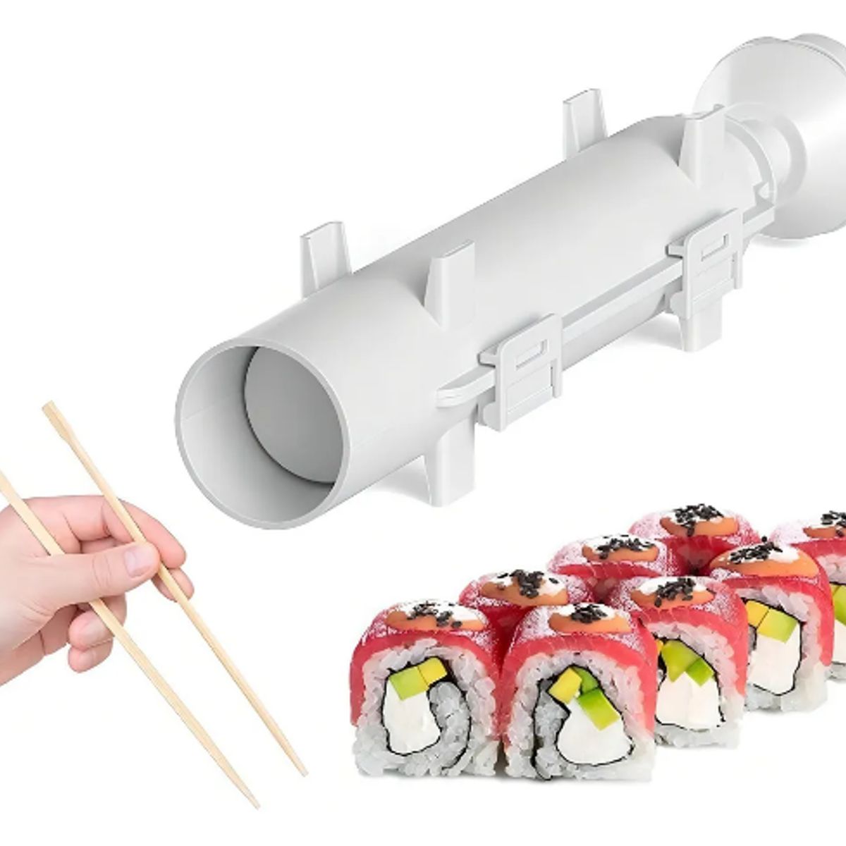 GENERICO - Maquina Para Hacer Sushi Facil Sushezi Bazooka Sushi