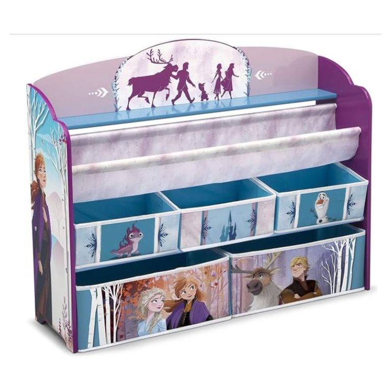 Organizador de libros y juguetes Deluxe Frozen II Disney - 5 contenedores