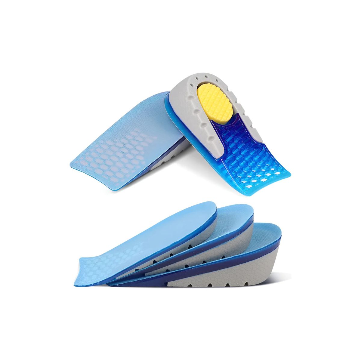 GENERICO - Talonera Alzadora De Altura Aumenta Estatura Con Comodidad