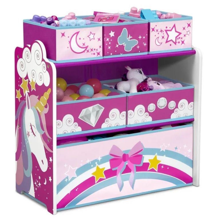 Organizador unicornio de 6 contenedores