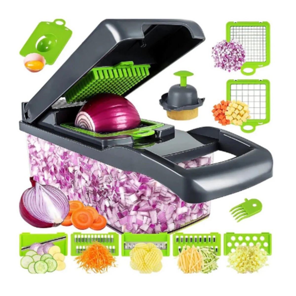 MOVI - Picador y Rallador de Frutas y Verduras