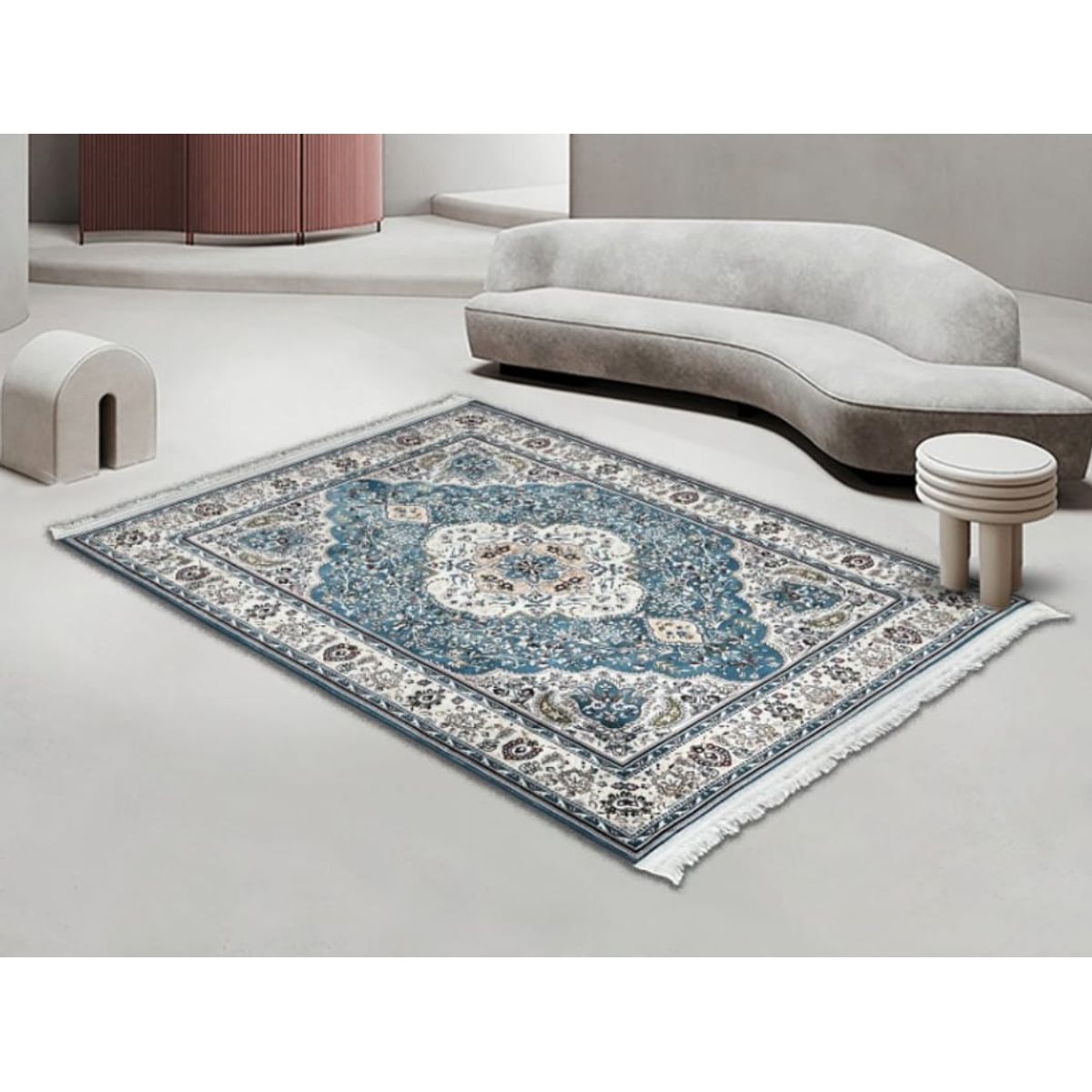 GENERICO - ALFOMBRA DECORATIVA CON FLECOS 120X160CM