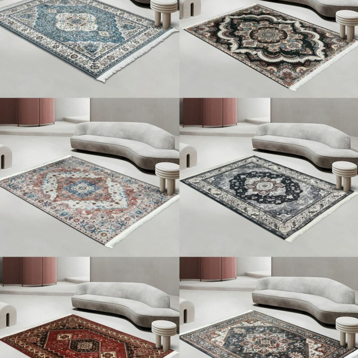 GENERICO - ALFOMBRA DECORATIVA CON FLECOS 120X160CM