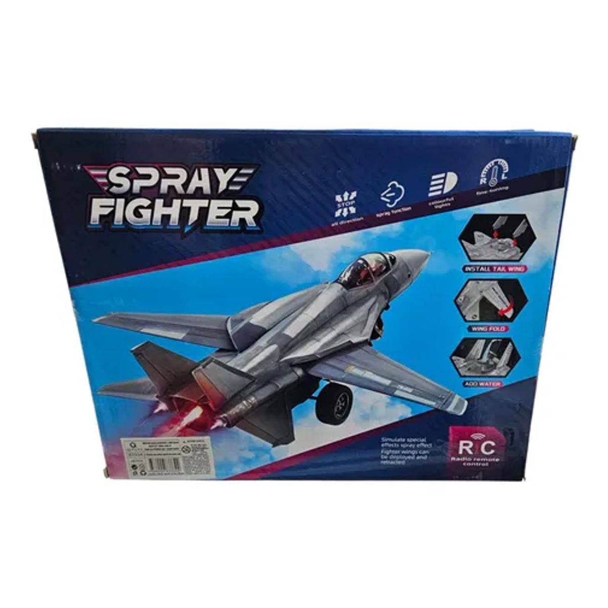 GENERICO - Juguete Avión A Control Remoto Para Niños Con Luces Y Sonido