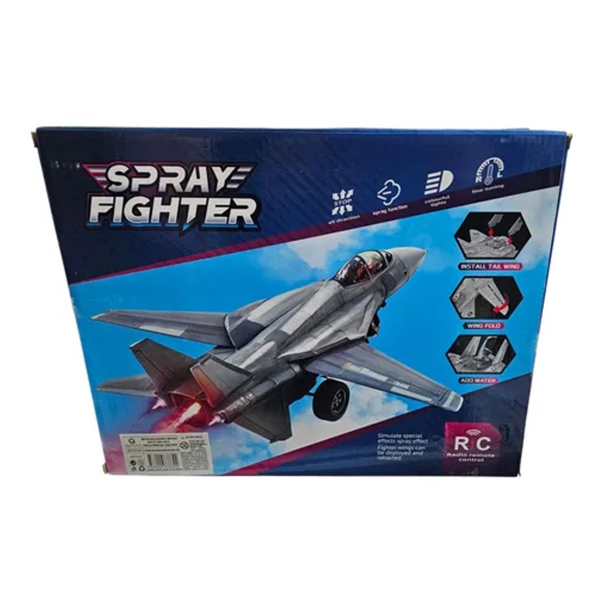 GENERICO - Juguete Avión A Control Remoto Para Niños Con Luces Y Sonido