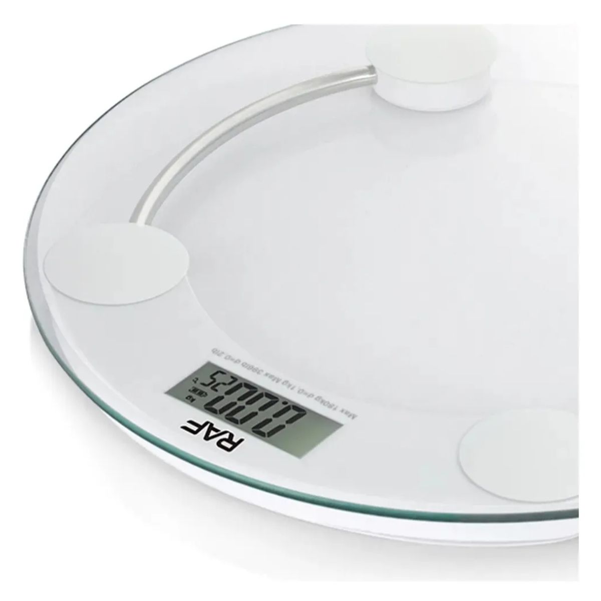 GENERICO - Báscula Balanza De Baño Hasta 180kg Raf R10033 Transparente