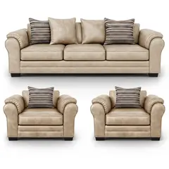 AMERICA DECORA - Living 6 Cuerpos 4+1+1 XL Versión Premium Grandón Envejecido