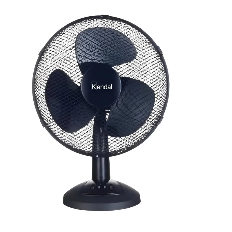 KENDAL - Ventilador Mesa Sobremesa Silencioso Kendal 12 Negro