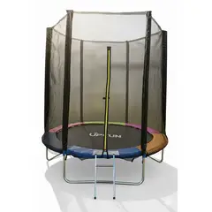 GENERICO - Cama Elástica 3,66 Mts Colores UpFun Malla Seguridad y Escalera 12ft