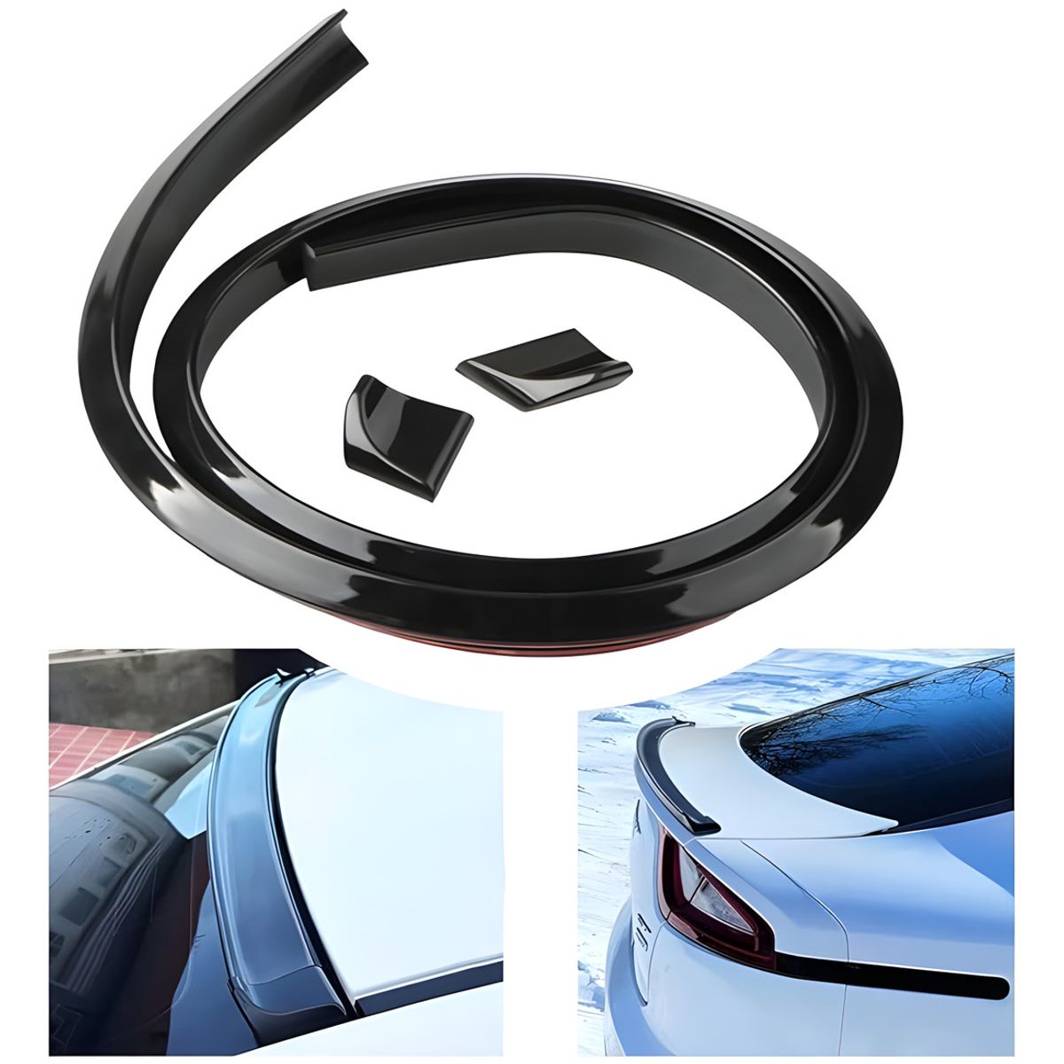 GENERICO - Alerón Universal Lip Spoiler Flexible