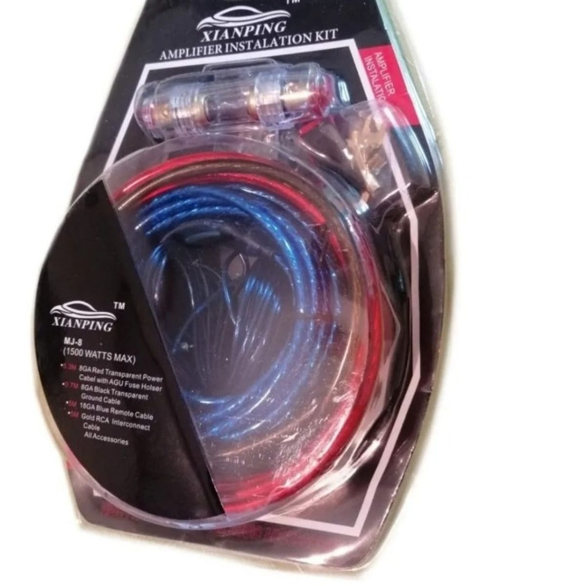 GENERICO - Kit De Cables Instalación Amplificador Subwoofer 1500watts