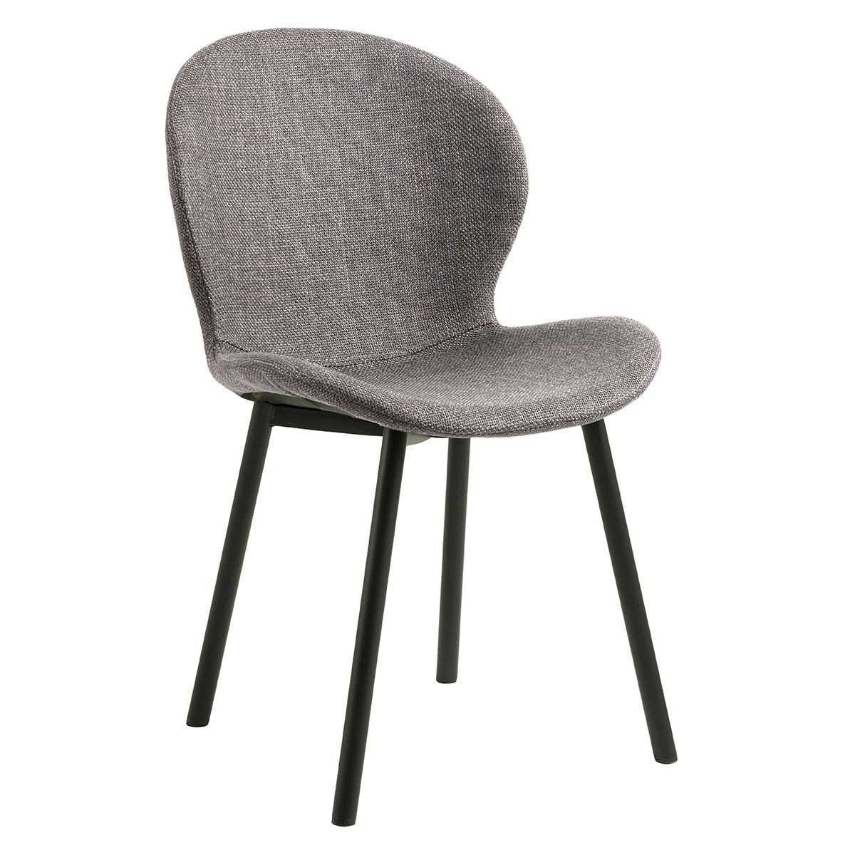 MIRKELA - Sillas Allegra Gris Terra Set x2