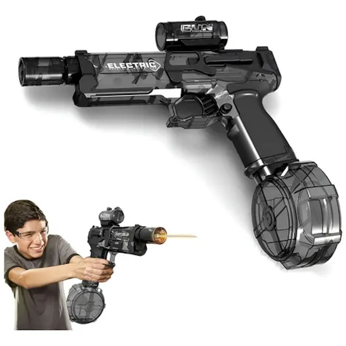 GENERICO - Pistola De Agua Automatica Led Alta Presión