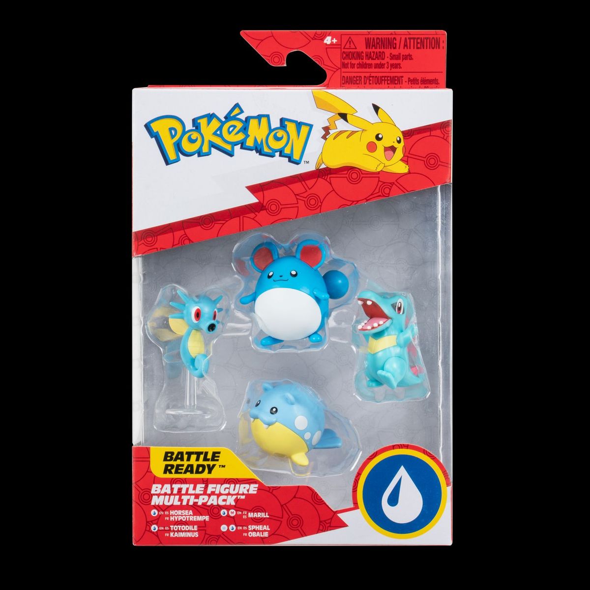 POKEMON - Pack 4 Figuras de 5 Cm Batalla Pokémon