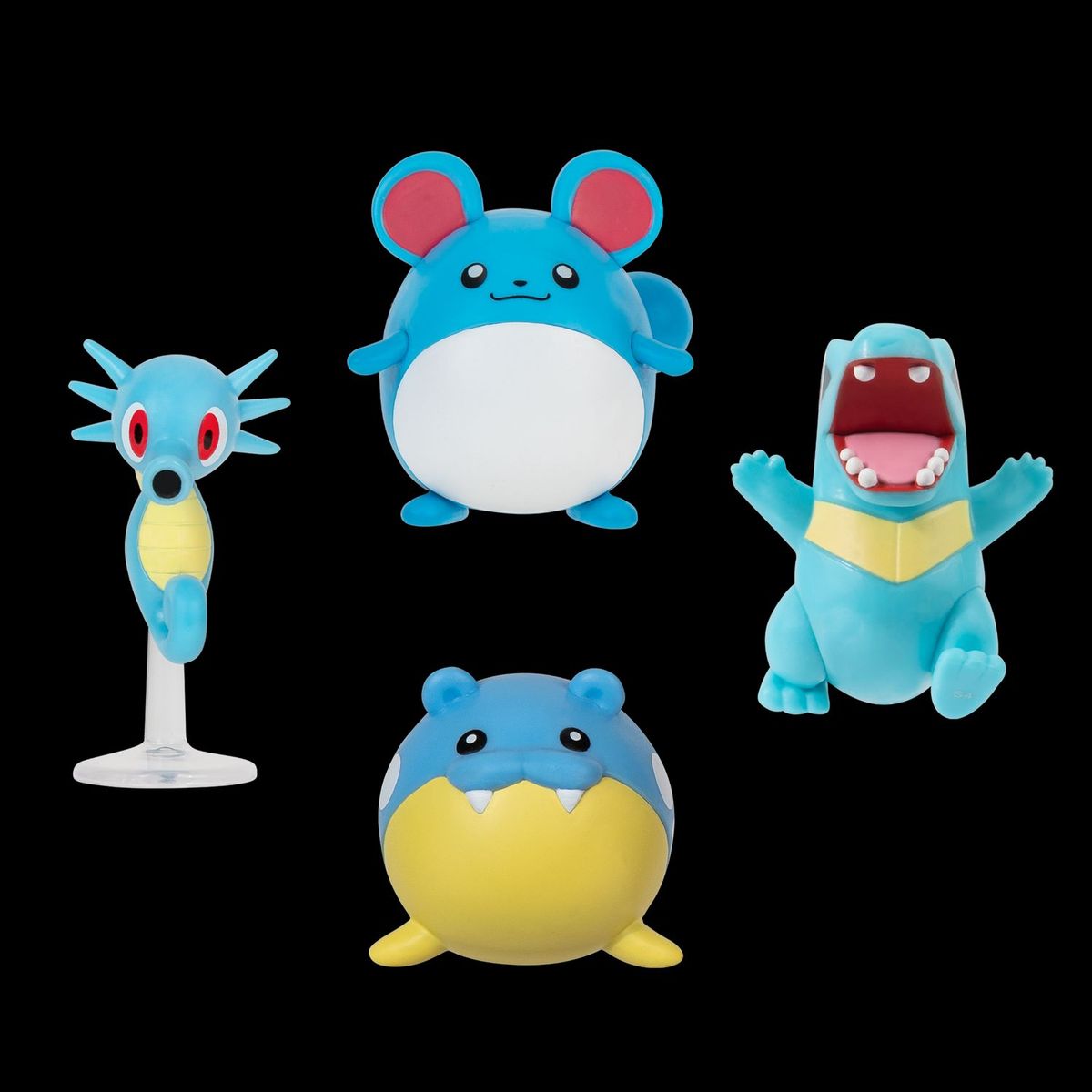 POKEMON - Pack 4 Figuras de 5 Cm Batalla Pokémon