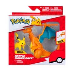 POKEMON - Pack de 2 Figuras de Batalla Charizard Y Pikachu Pokémon
