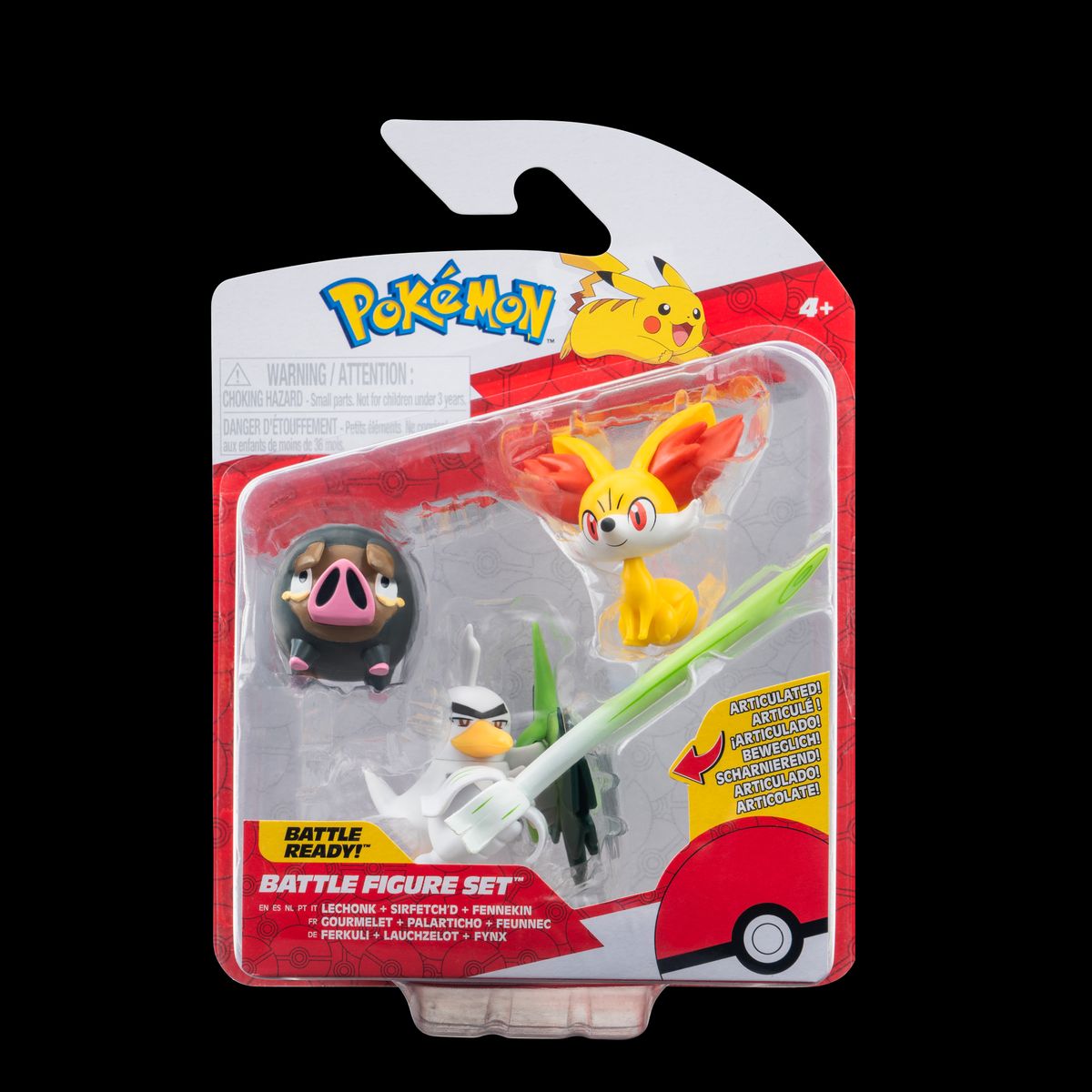 POKEMON - Pack De 3 Figuras Batalla 5 Cm Pokémon