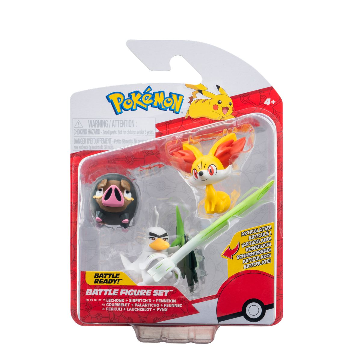 POKEMON - Pack De 3 Figuras Batalla 5 Cm Pokémon