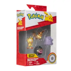 POKEMON - Pack 4 Figuras De Batalla 5 Cm Pokémon