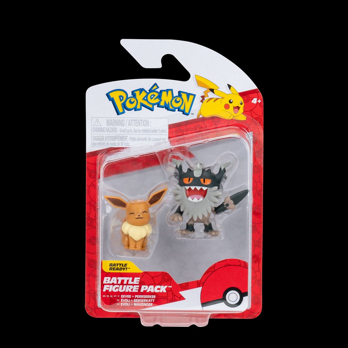 POKEMON - Pack Figuras De Batalla Eevee Y Perrserker Pokémon
