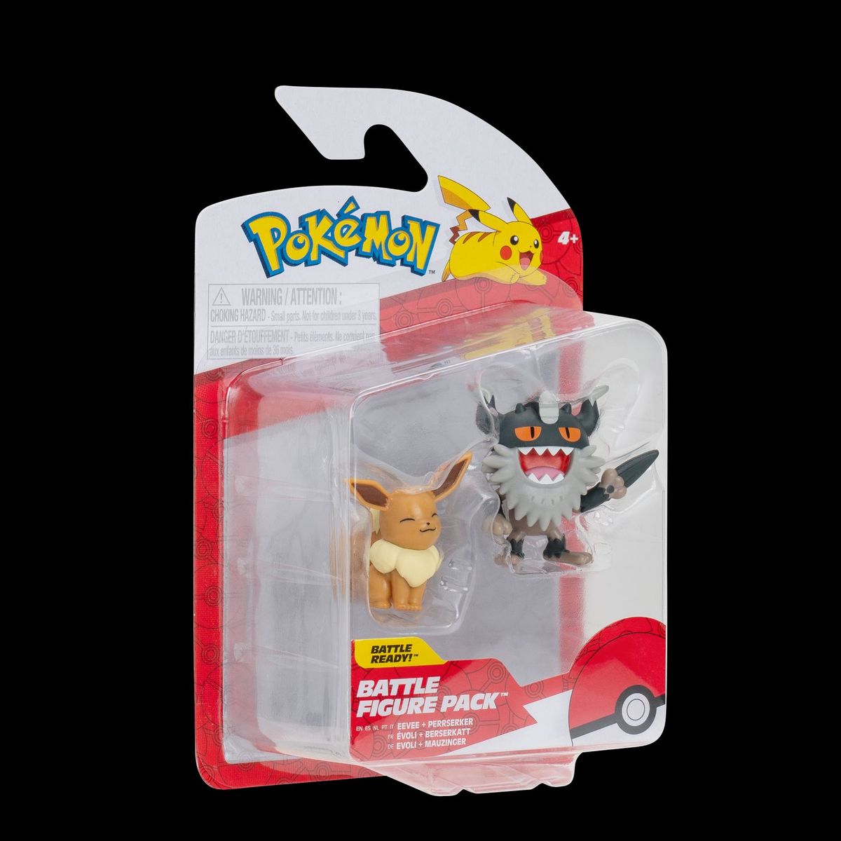 POKEMON - Pack Figuras De Batalla Eevee Y Perrserker Pokémon
