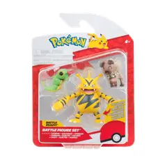 POKEMON - Pack de 3 Figuras de Batalla Pokémon