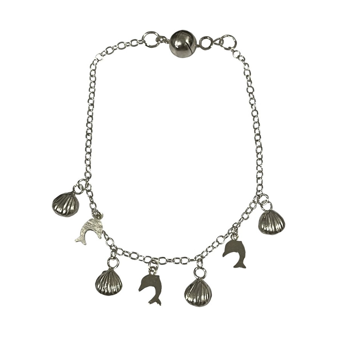 TAETHAI - Pulssera de plata 925 con dijes o colgantes sin piedras